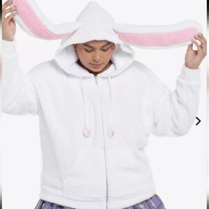 Sweet Society Fuzzy Bunny Girls Hoodie